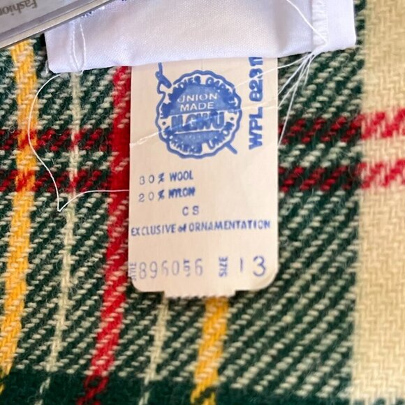 Vintage Woman's Bobbie Brook's Plaid Wool Plaid Made In USA Blazer Sz 13 - Picture 7 of 10